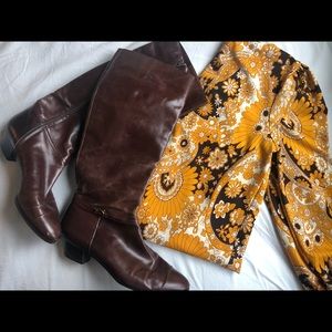 Vintage Salvatore Ferragamo tall boots